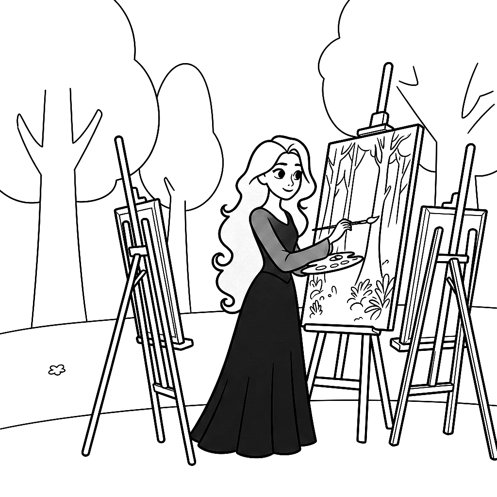 Rapunzel's Artistic Contribution