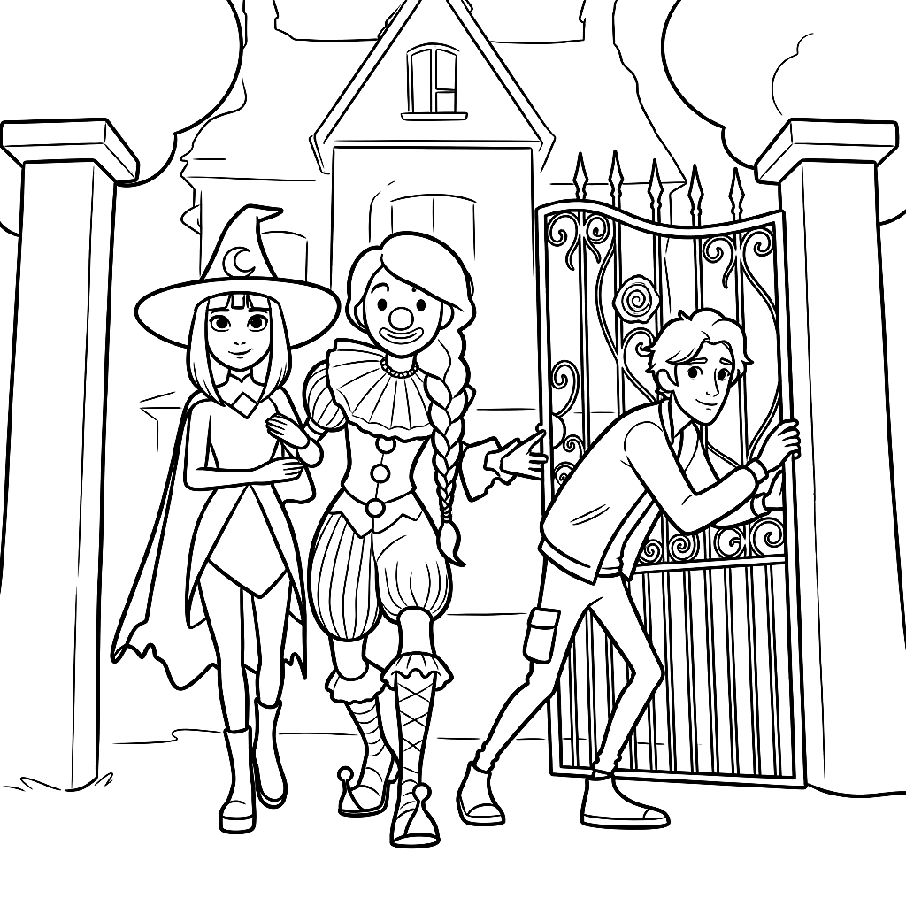 Approaching the Mysterious House