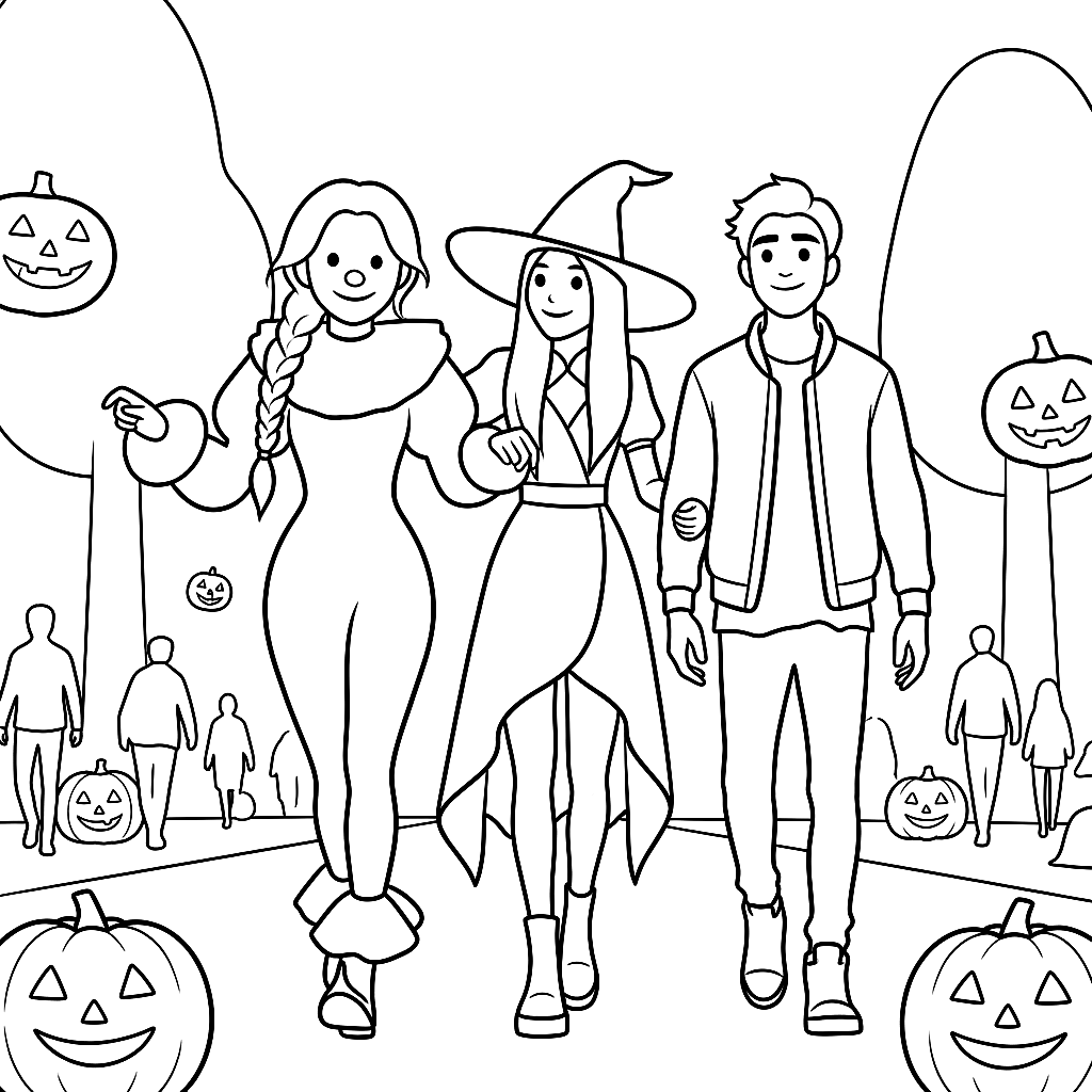Halloween Night in the City