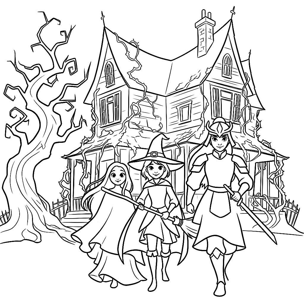 Approaching the House