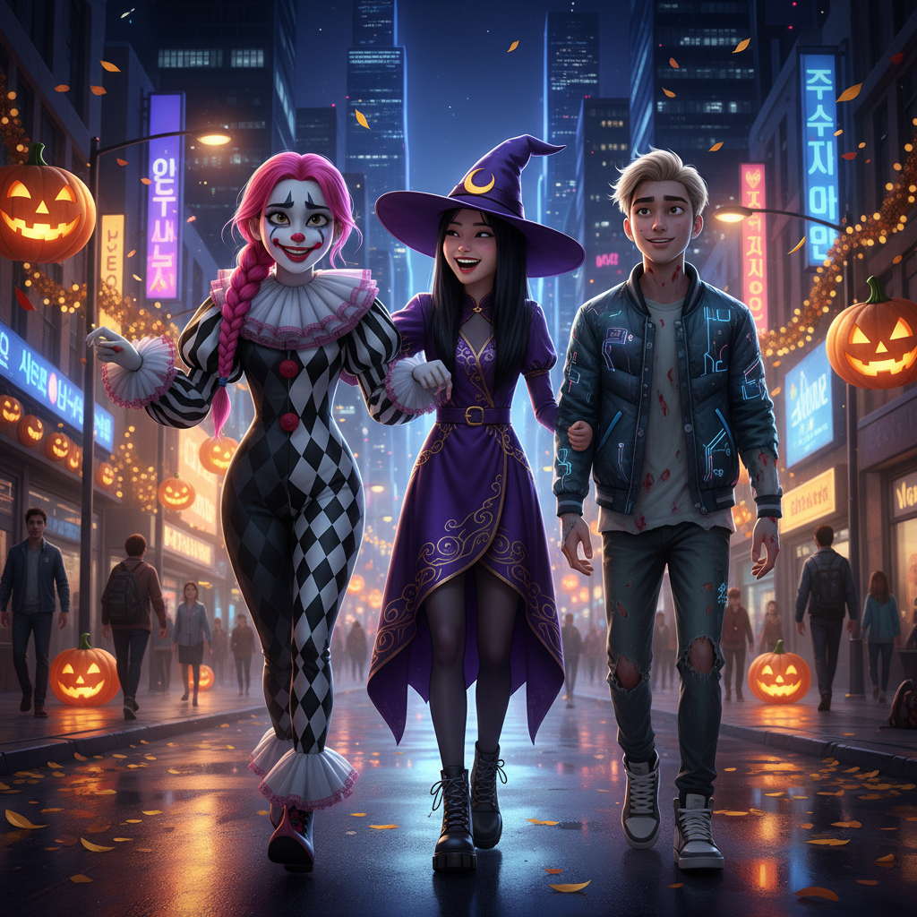 Halloween Night in the City